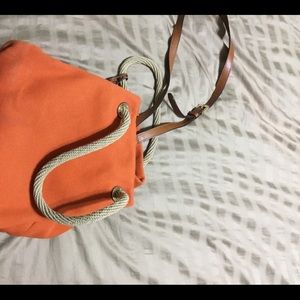 Orange Michael kors purse